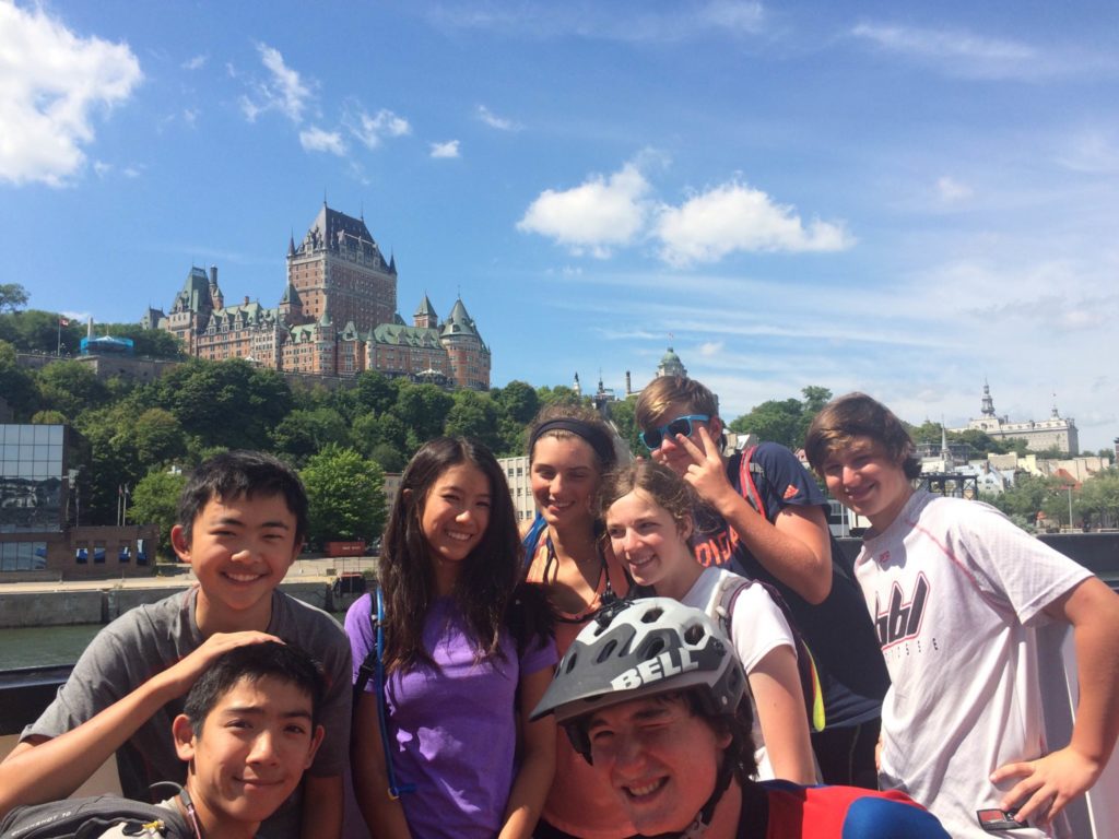 CQA with Château Frontenac in the background