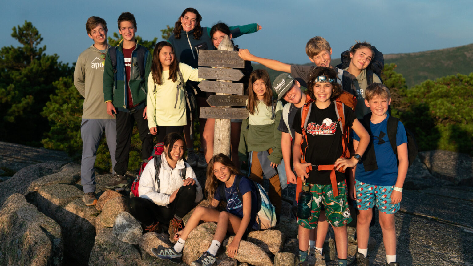 Apogee Adventures Maine Coast Junior trip in Acadia
