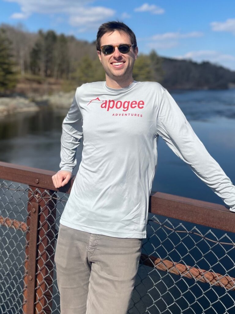 Miles looking cool in his synthetic long-sleeve