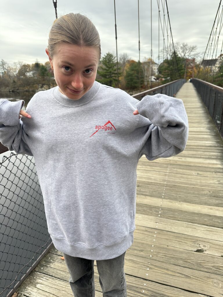Olivia thinks this crew neck will look great on you!